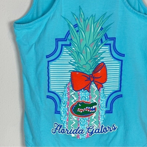 Florida Gators Turquoise Pineapple Tank Top M - Picture 5 of 7